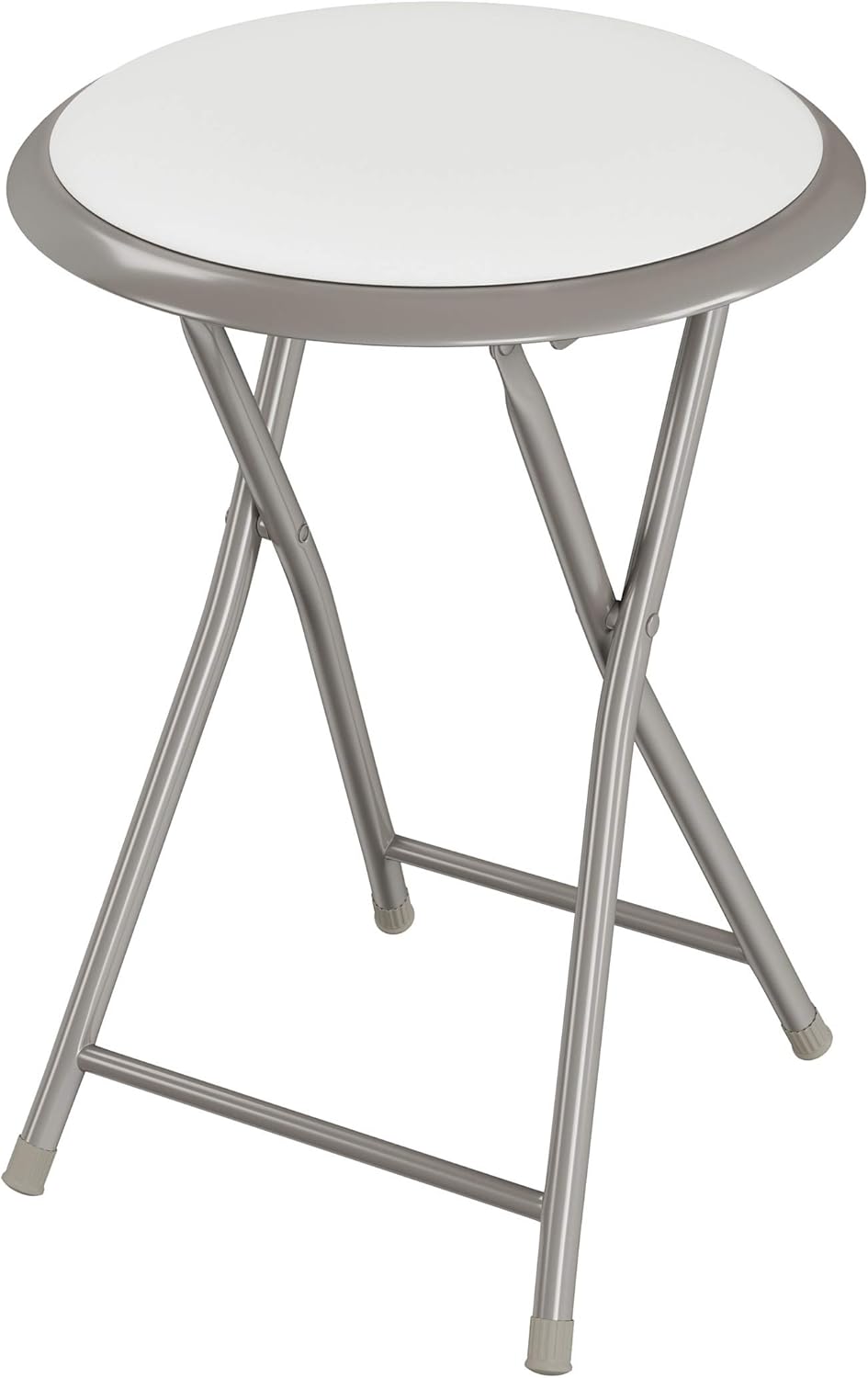 Taburete plegable de marca registrada Taburete redondo acolchado plegable de 18