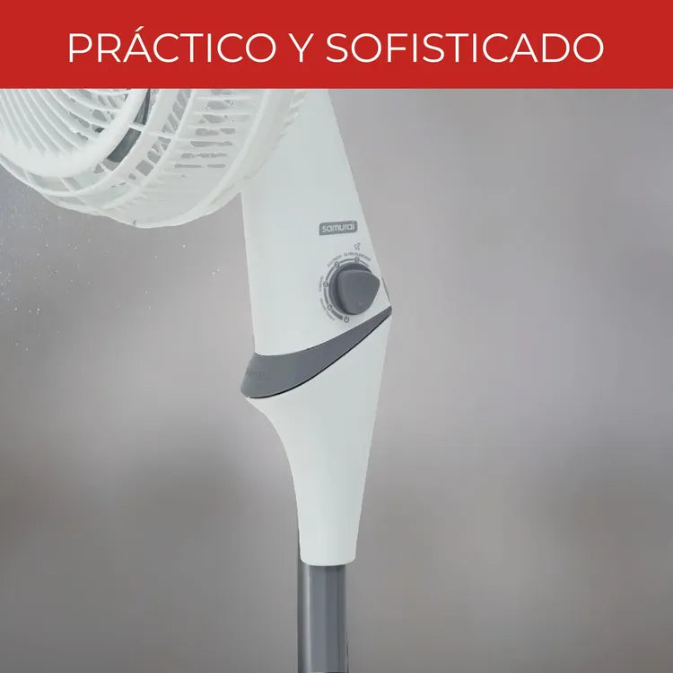 Ventilador Samurai Silen Forceplus 2En1, Blanco