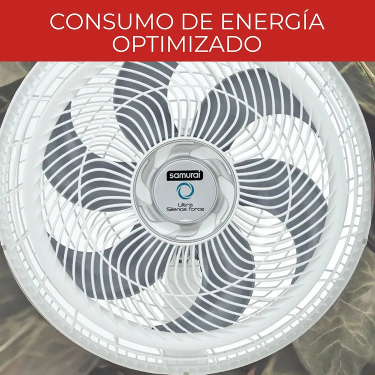 Ventilador Samurai Silen Forceplus 2En1, Blanco