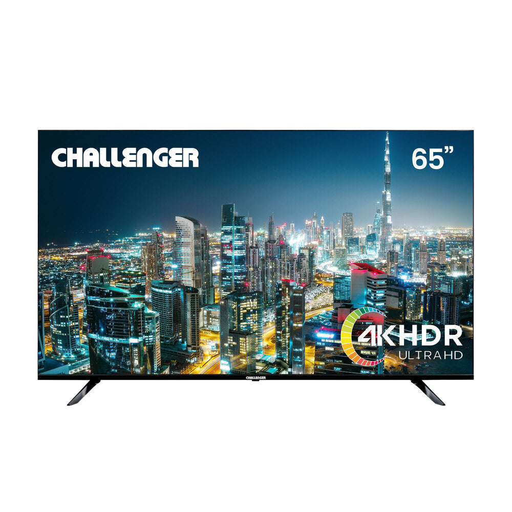 Televisor 65 Pulgadas Google TV Challenger, Color Negro