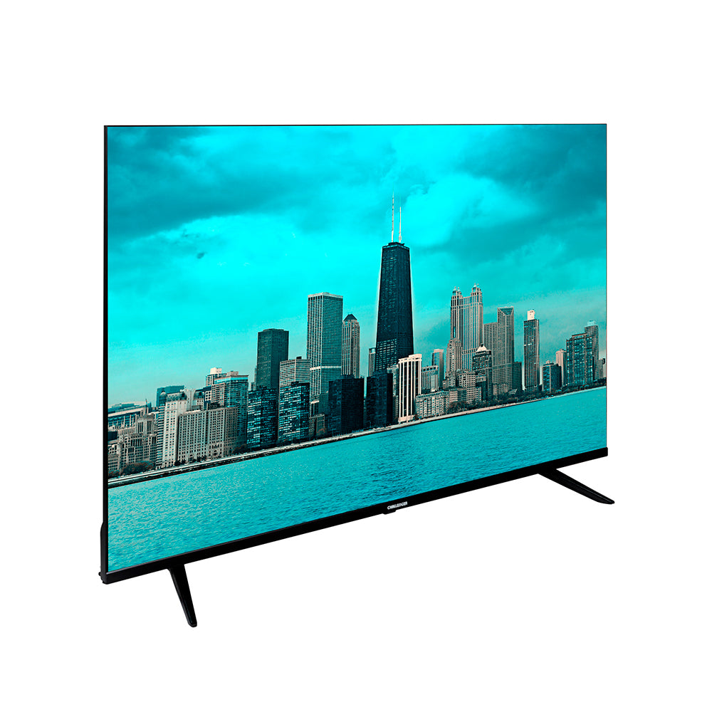 Televisor Challenger 55 Pulgadas Smart Google TV, Color Negro