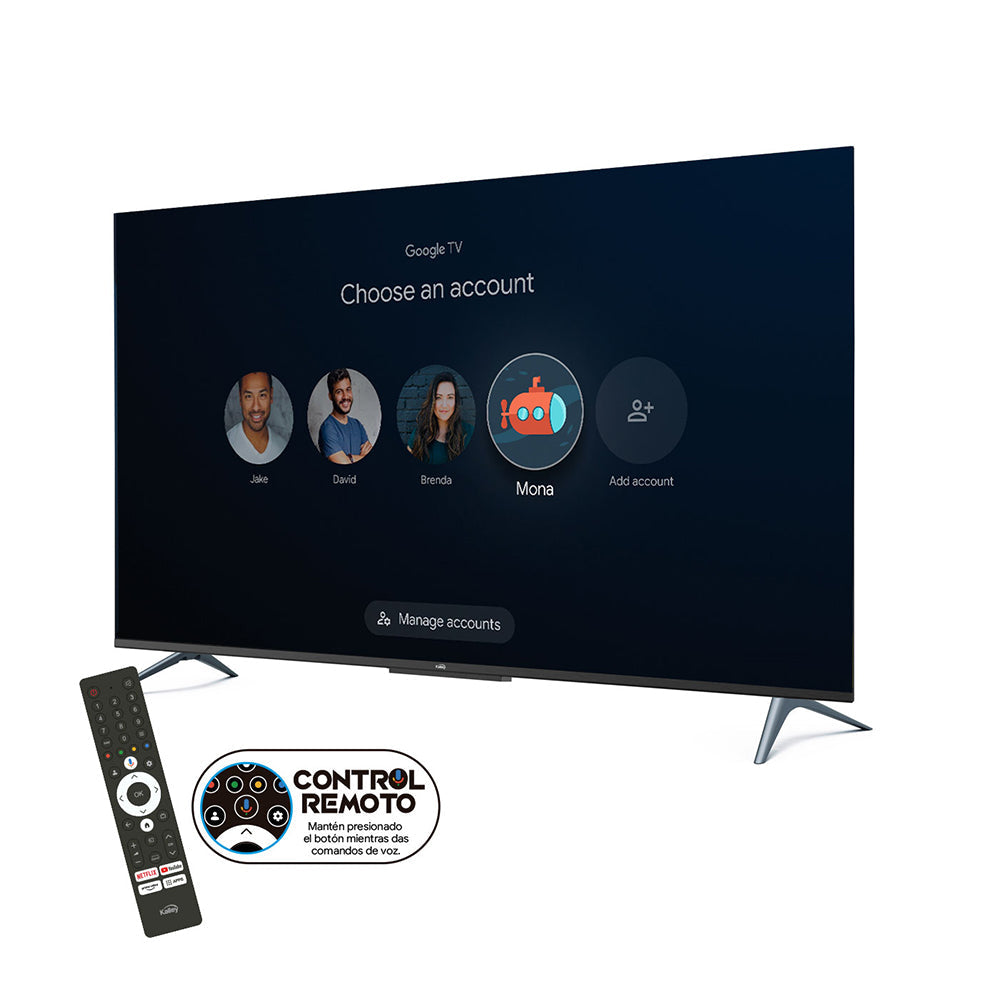 Combo Natura, Incluye Panel para TV Y Televisor de 50"