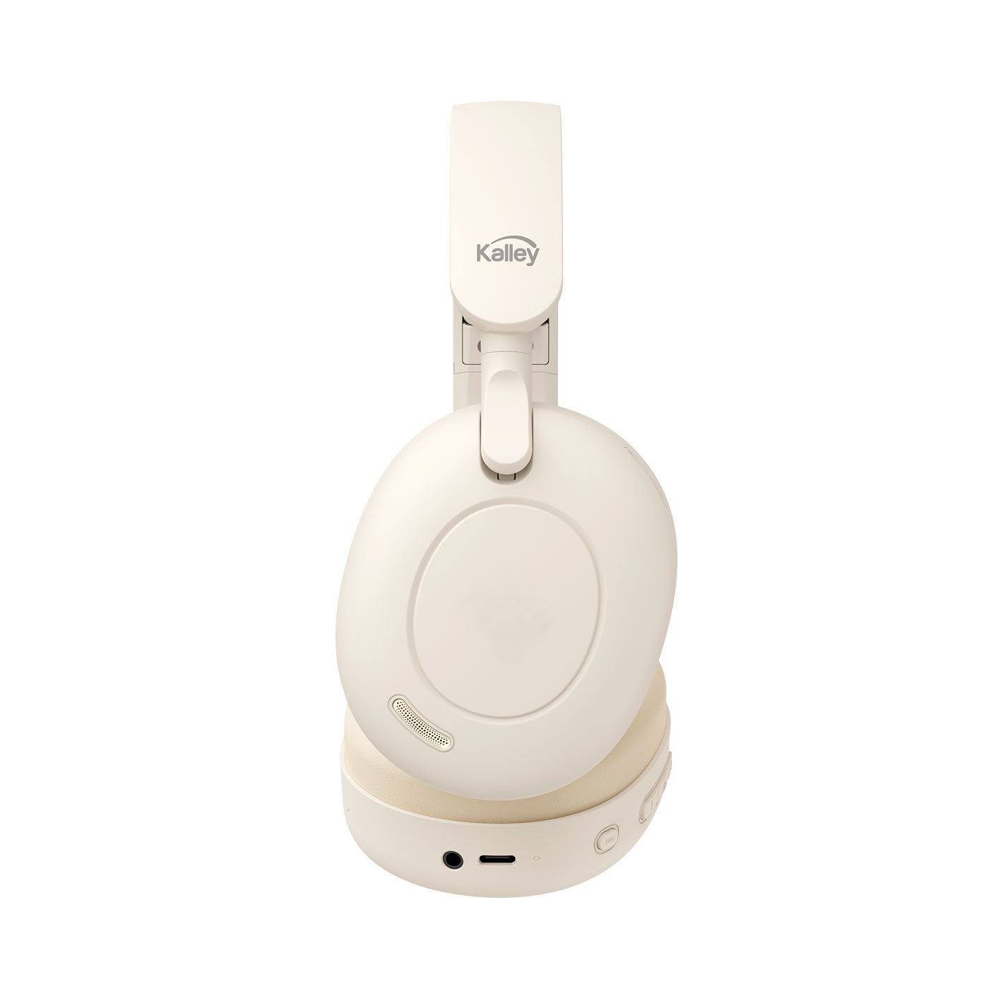 Audífonos De Diadema Kalley Inalámbricos Bluetooth Over Ear K-Ac2 Cancelación De Ruido, Crema