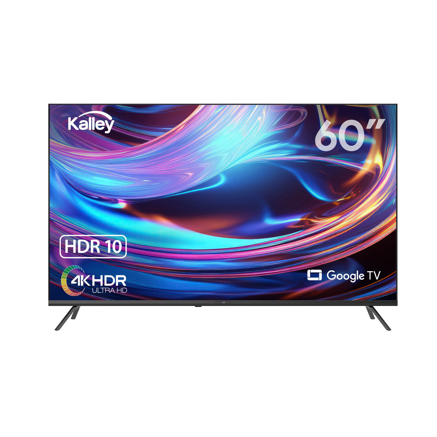 Televisor Kalley 60 Pulgadas, Color Negro, 60G300 4K Uhd Led Smart Tv Google