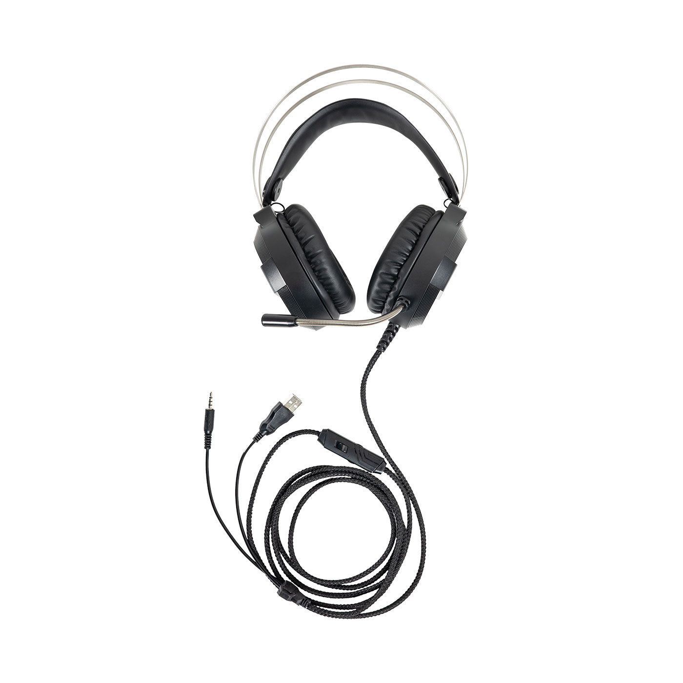 Audífonos De Diadema Kalley Alámbricos Over Ear Gaming K-Kga1, Negros