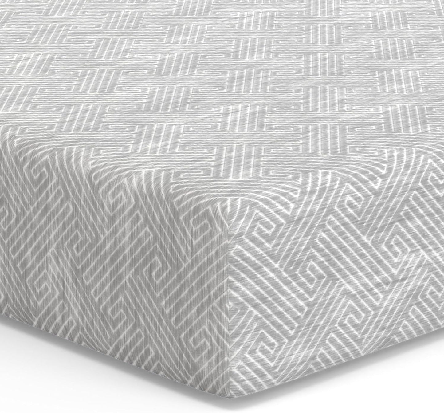 Colchón de espuma viscoelástica de gel gris jaspeado, certificado CertiPUR-US y