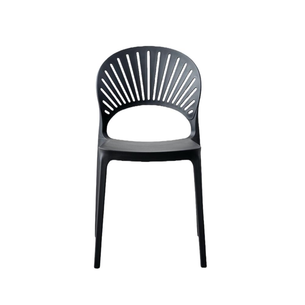 Silla Paraiso, Color Negro, Con espaldar y diseño Moderno X4