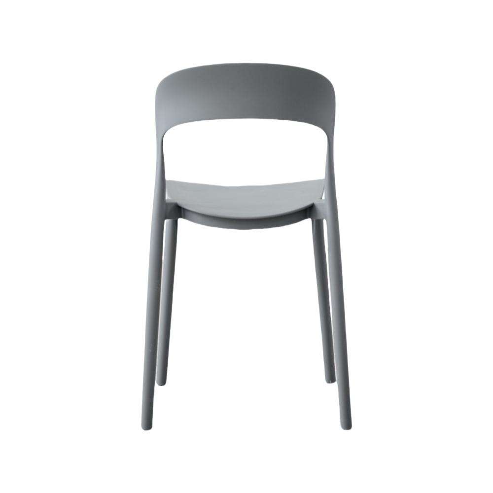 Silla Patrick, Color Gris Oscuro, Con espaldar y diseño Moderno X2