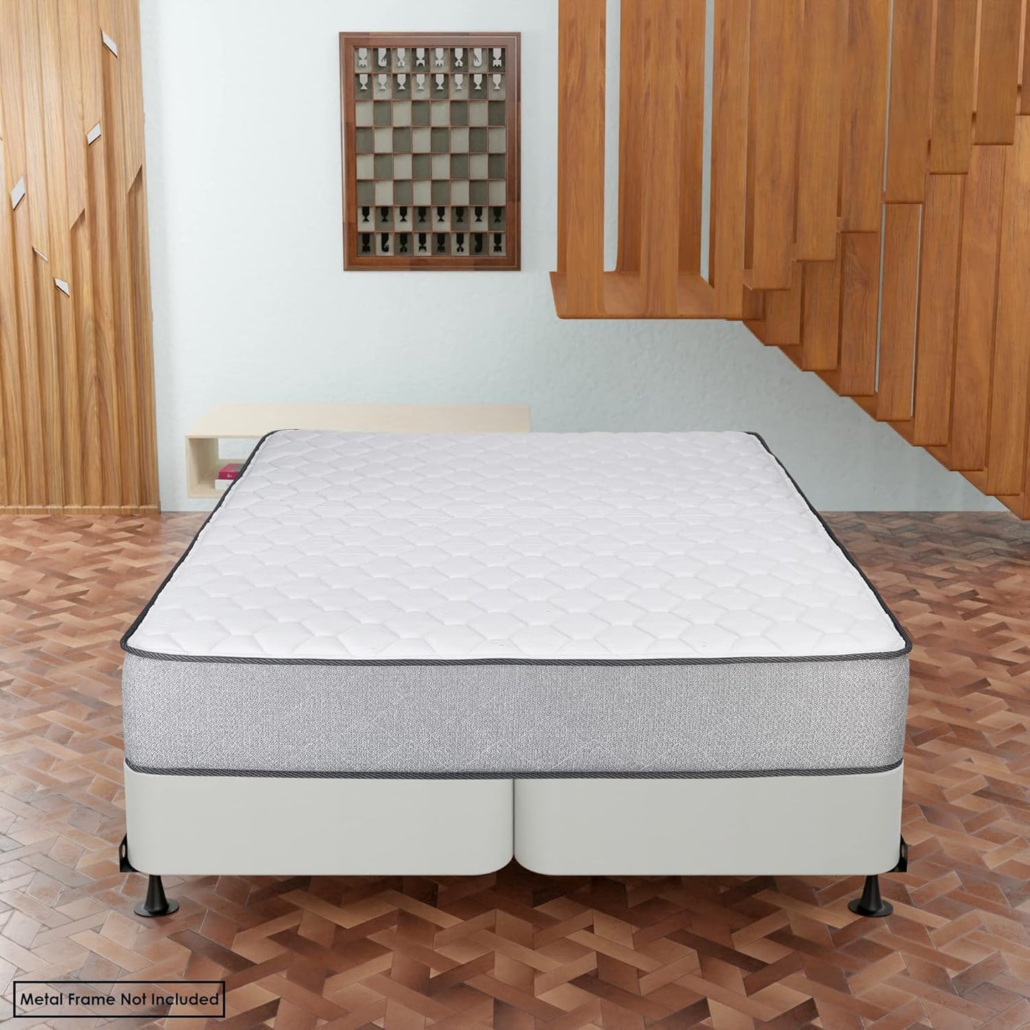 Greaton, Somier resistente de 8 pulgadas para soporte de colchón, duradero y
