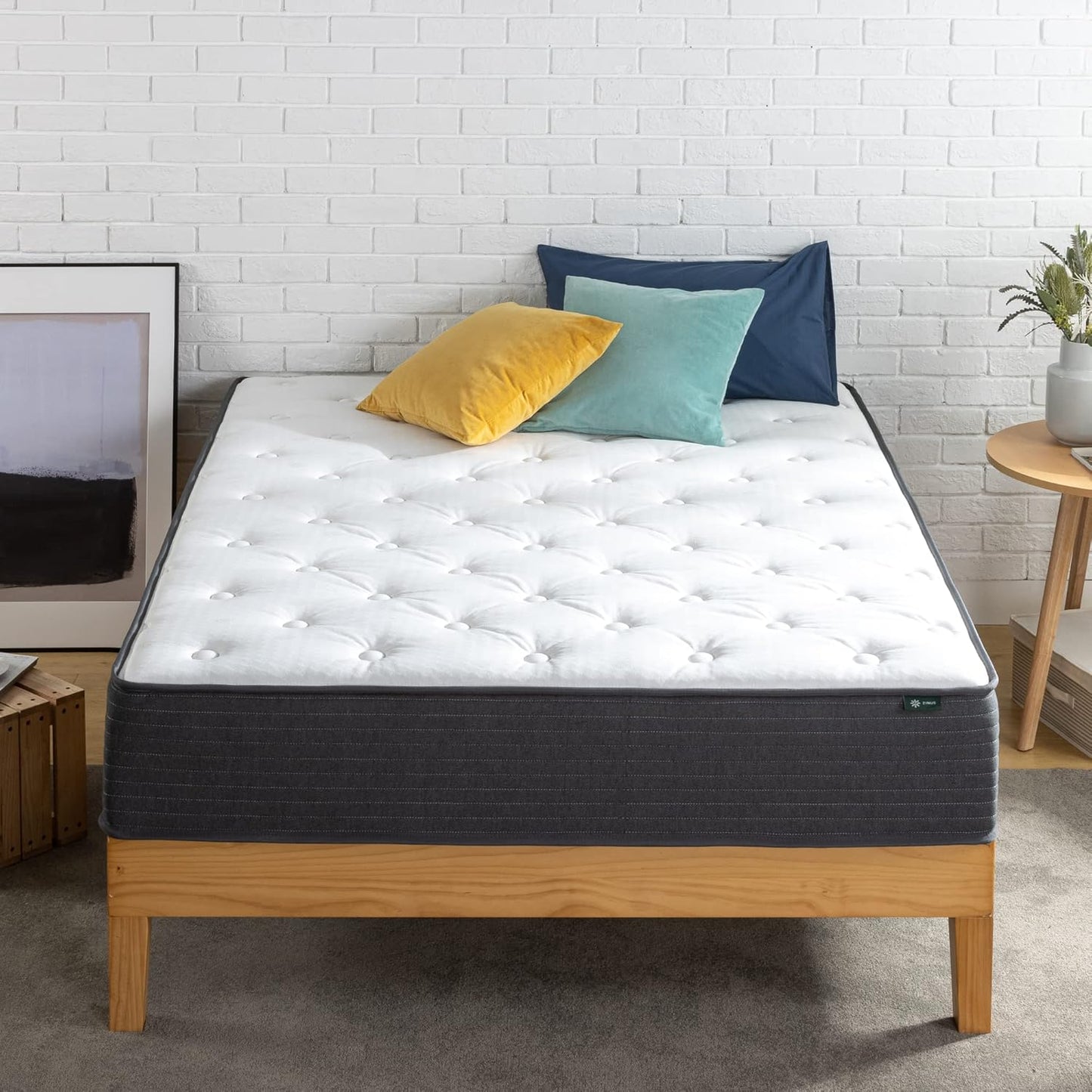 Colchón híbrido Comfort Essential de 10 pulgadas, soporte para aliviar la