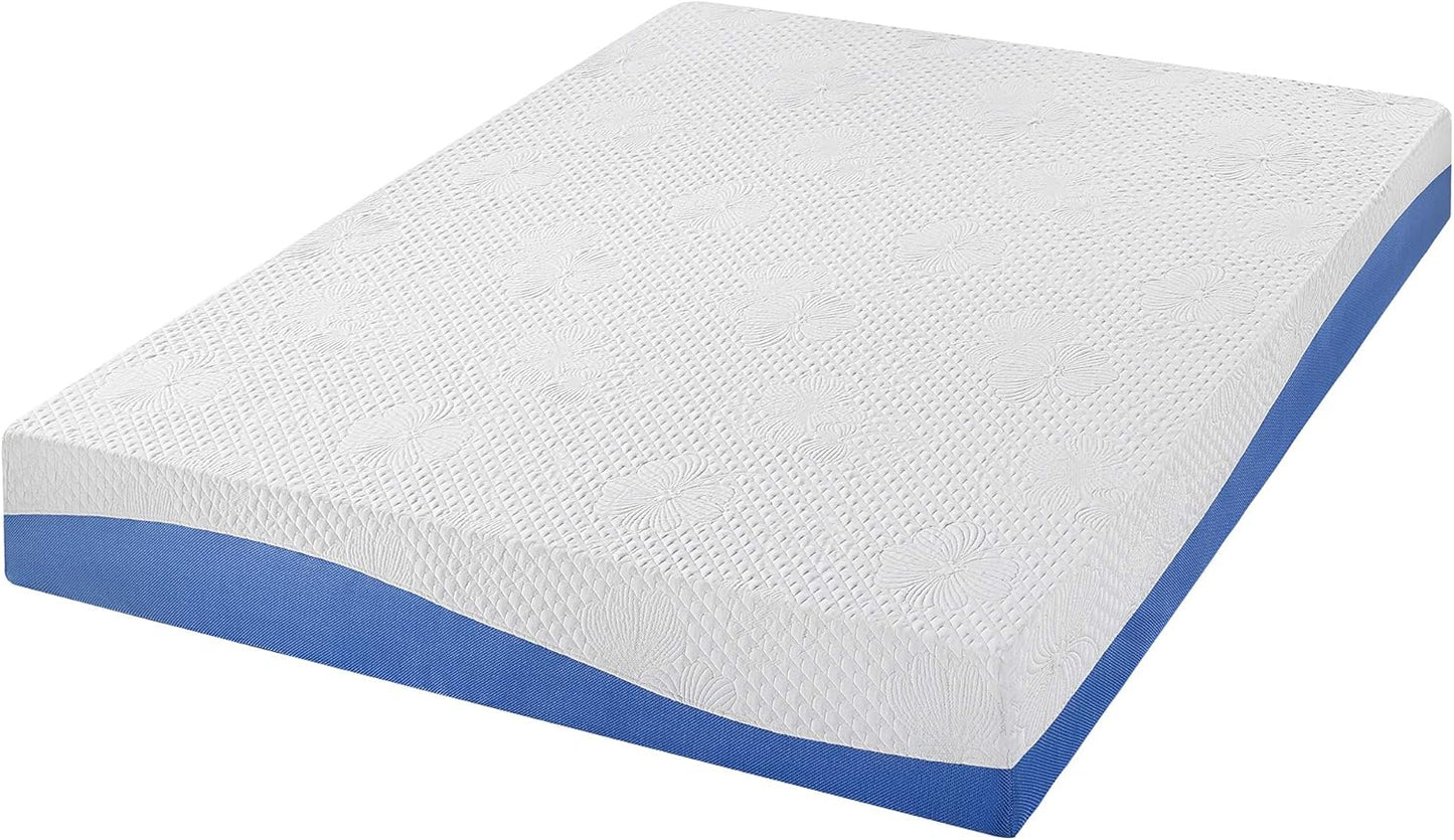 Colchón de espuma viscoelástica Aquarius de 10 pulgadas colchón de ventilación