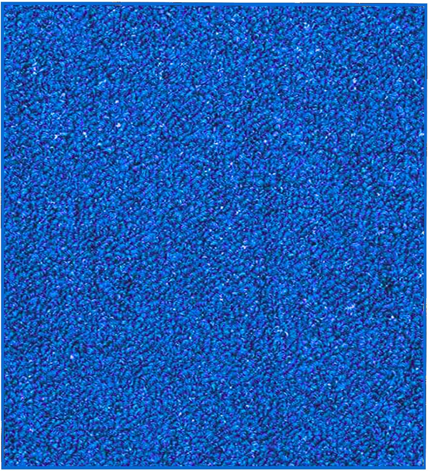 Furnish my Place Alfombra moderna de felpa de color azul índigo, alfombra de