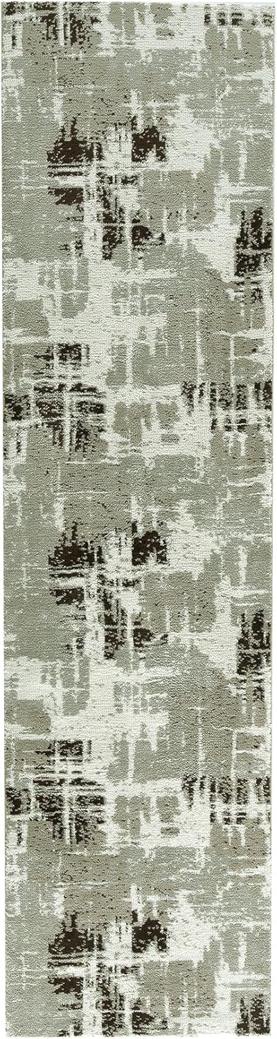 Alfombras vintage de 2 x 8 pulgadas, suaves, antideslizantes, abstractas, color