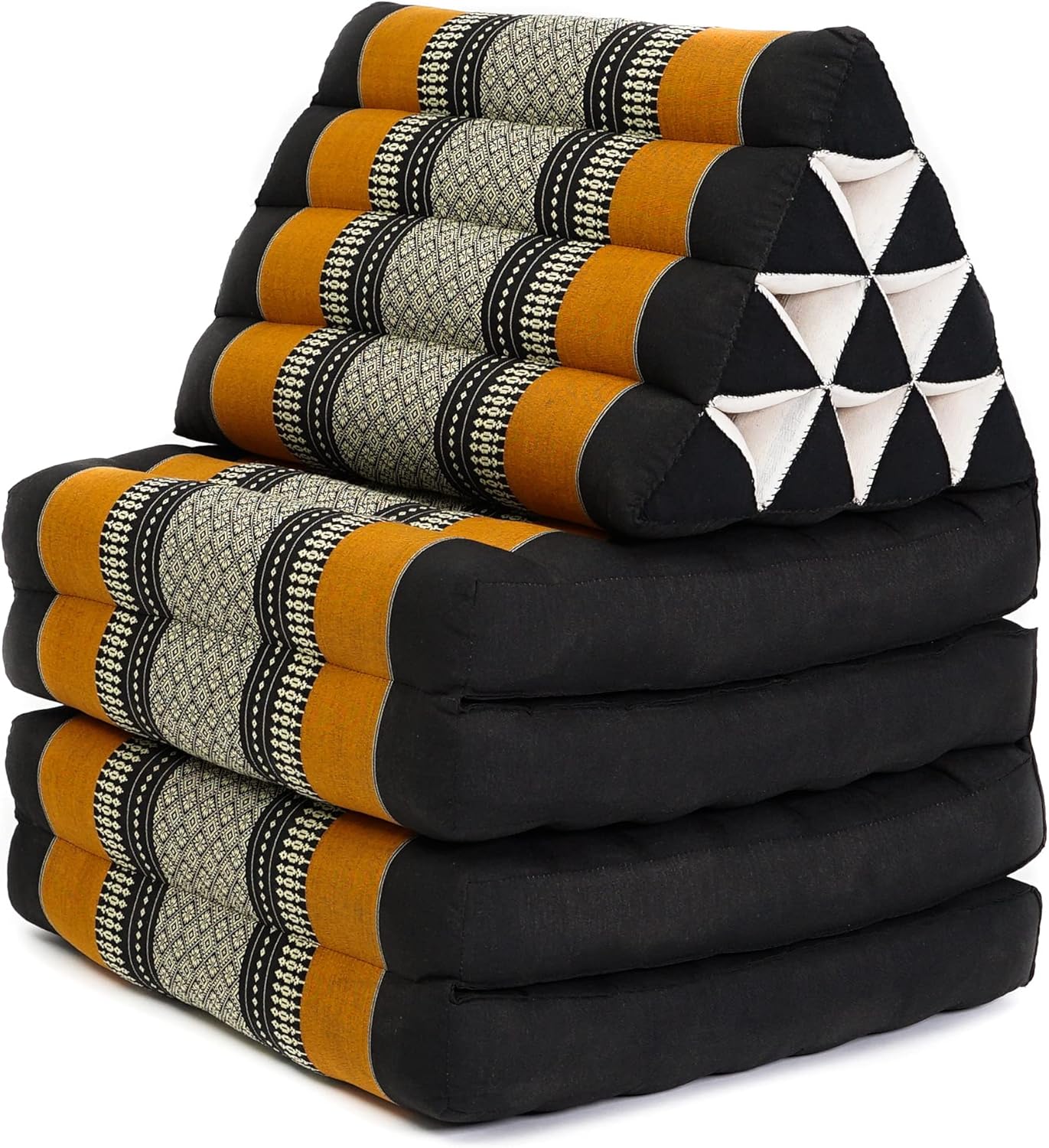 Cómodo colchón japonés de suelo, cama tailandesa con cojín triangular, colchón