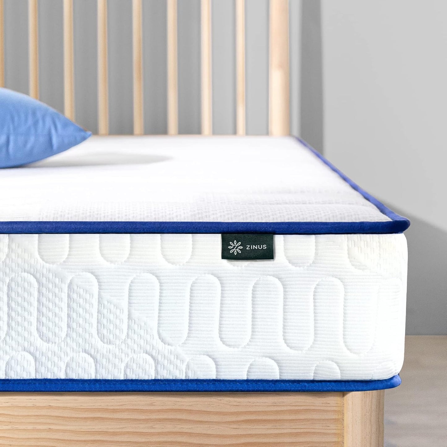 Colchón esencial de resortes interiores de 8 pulgadas, colchón para niños,