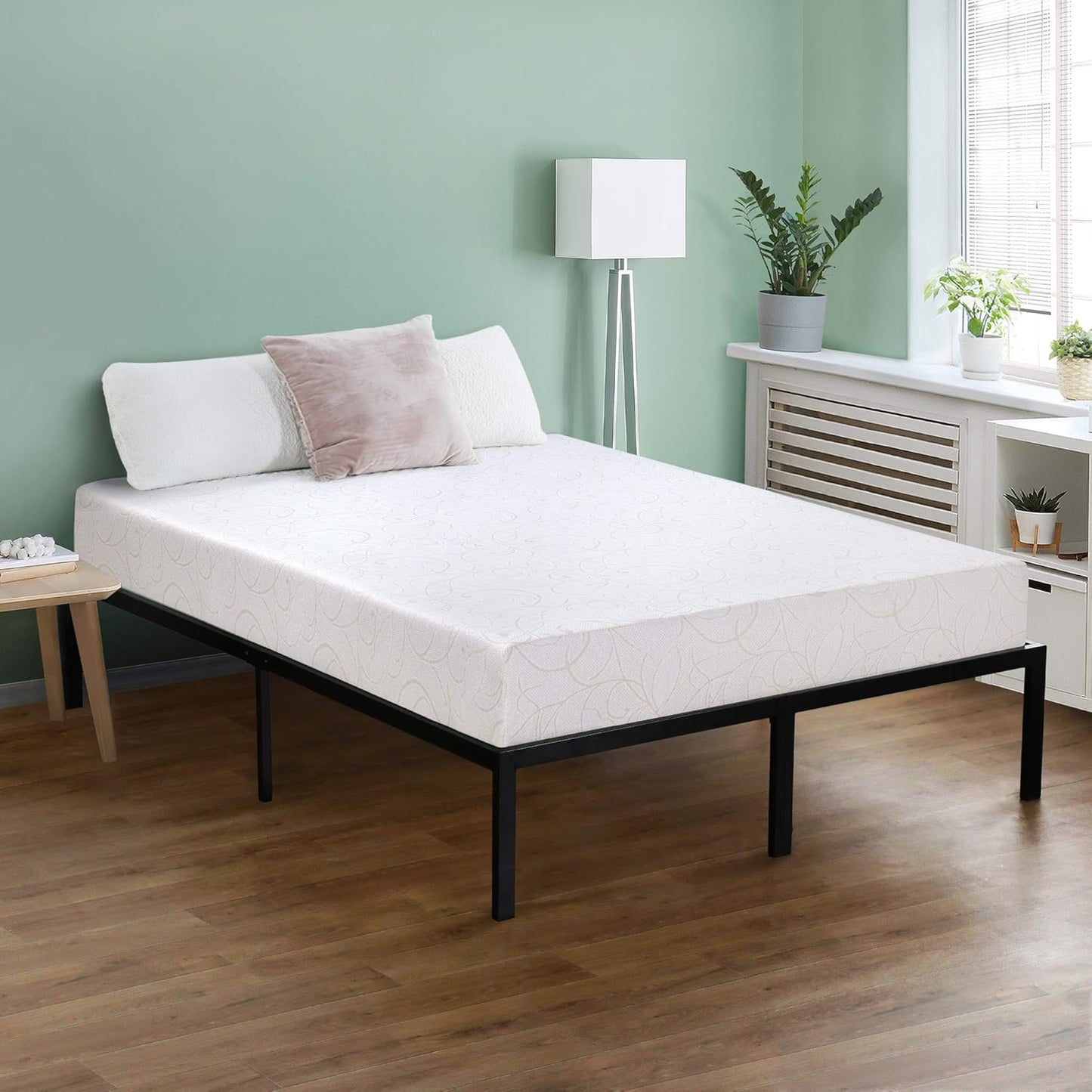 Olee Sleep Colchón de espuma viscoelástica I-Gel Deluxe Comfort de 7 pulgadas,