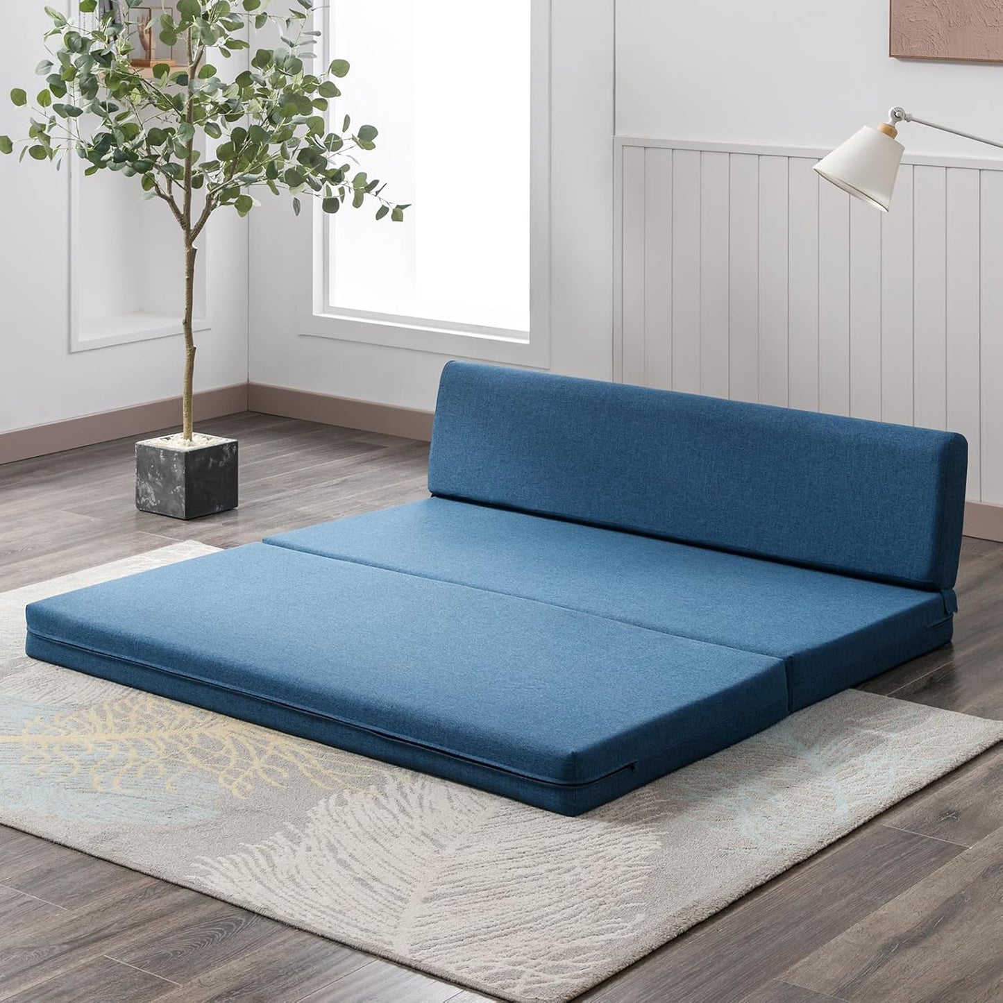 Sofá cama plegable, sofá cama plegable, cama de invitados, colchón de espuma