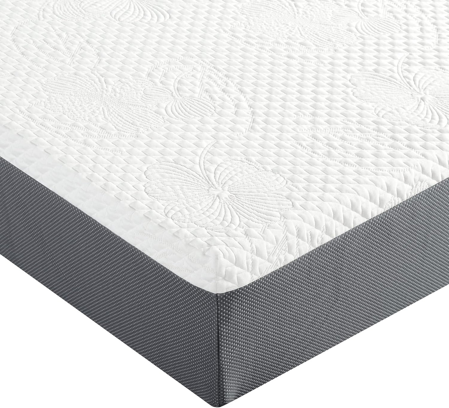 Colchón de espuma viscoelástica ventilado de 10 pulgadas, certificado