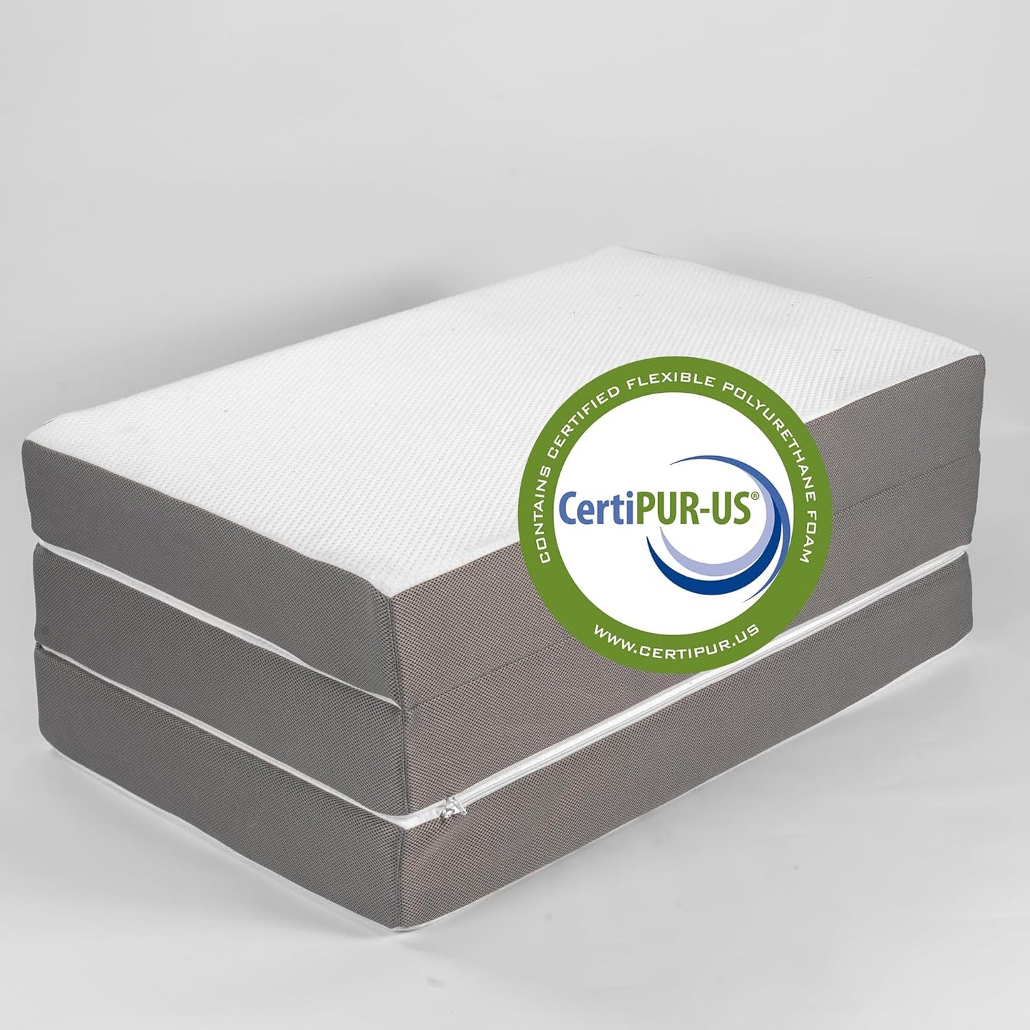 Colchón de espuma viscoelástica de gel de triple capacidad de plegado de 4