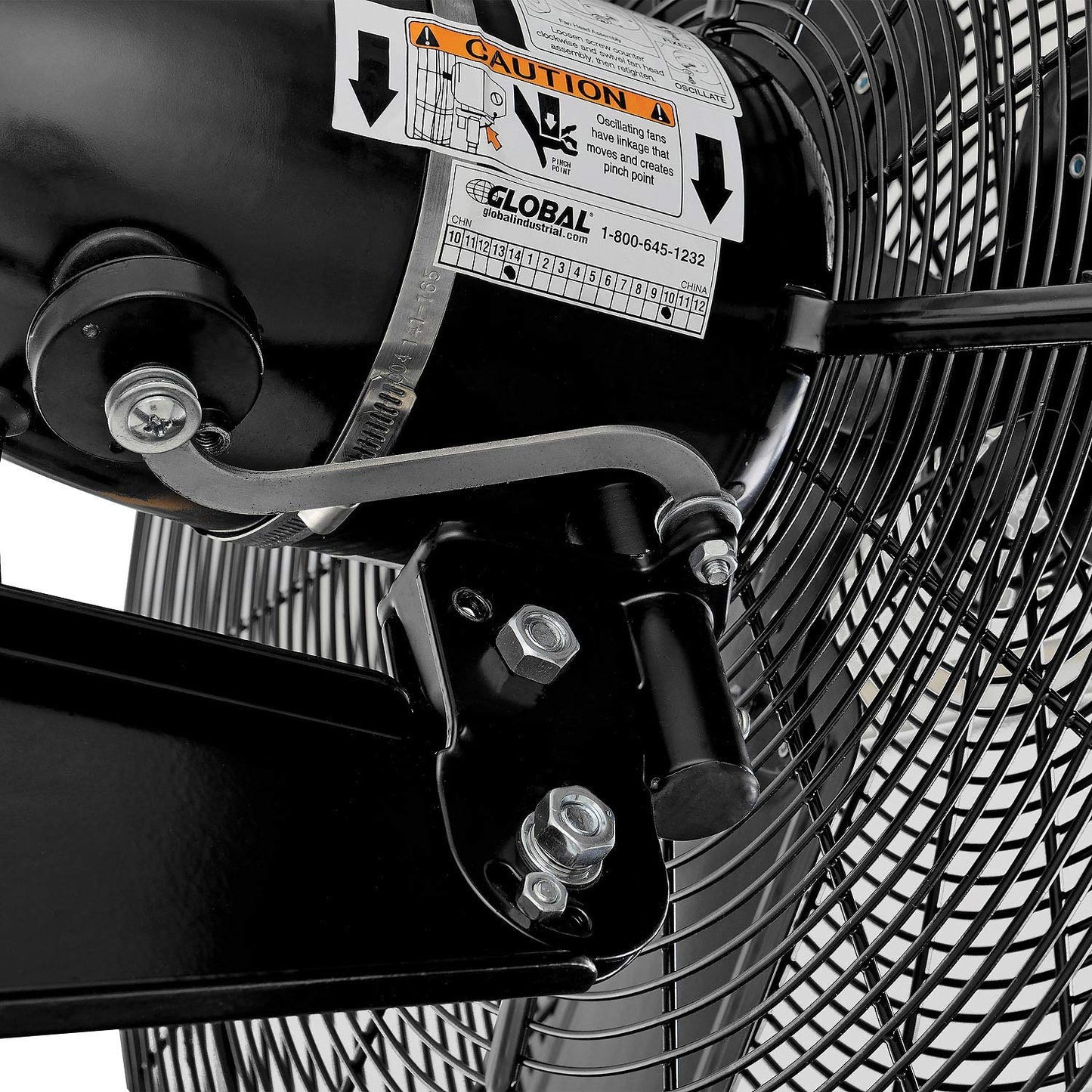 Ventilador de pared oscilante para exteriores, 30 "de diámetro, 310HP, 8400CFM