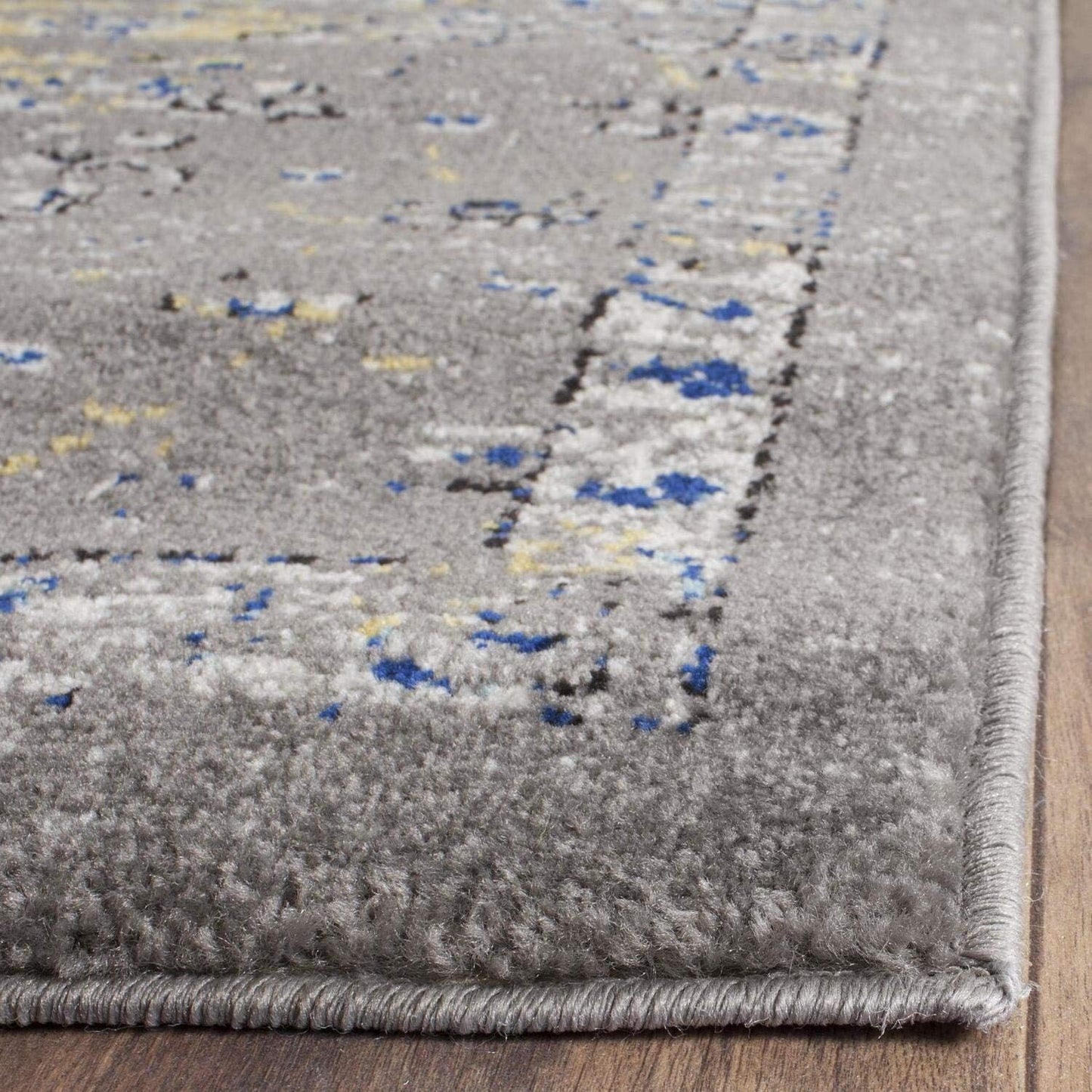 Evoke Collection EVK224G Alfombra decorativa bohemia y oriental que no