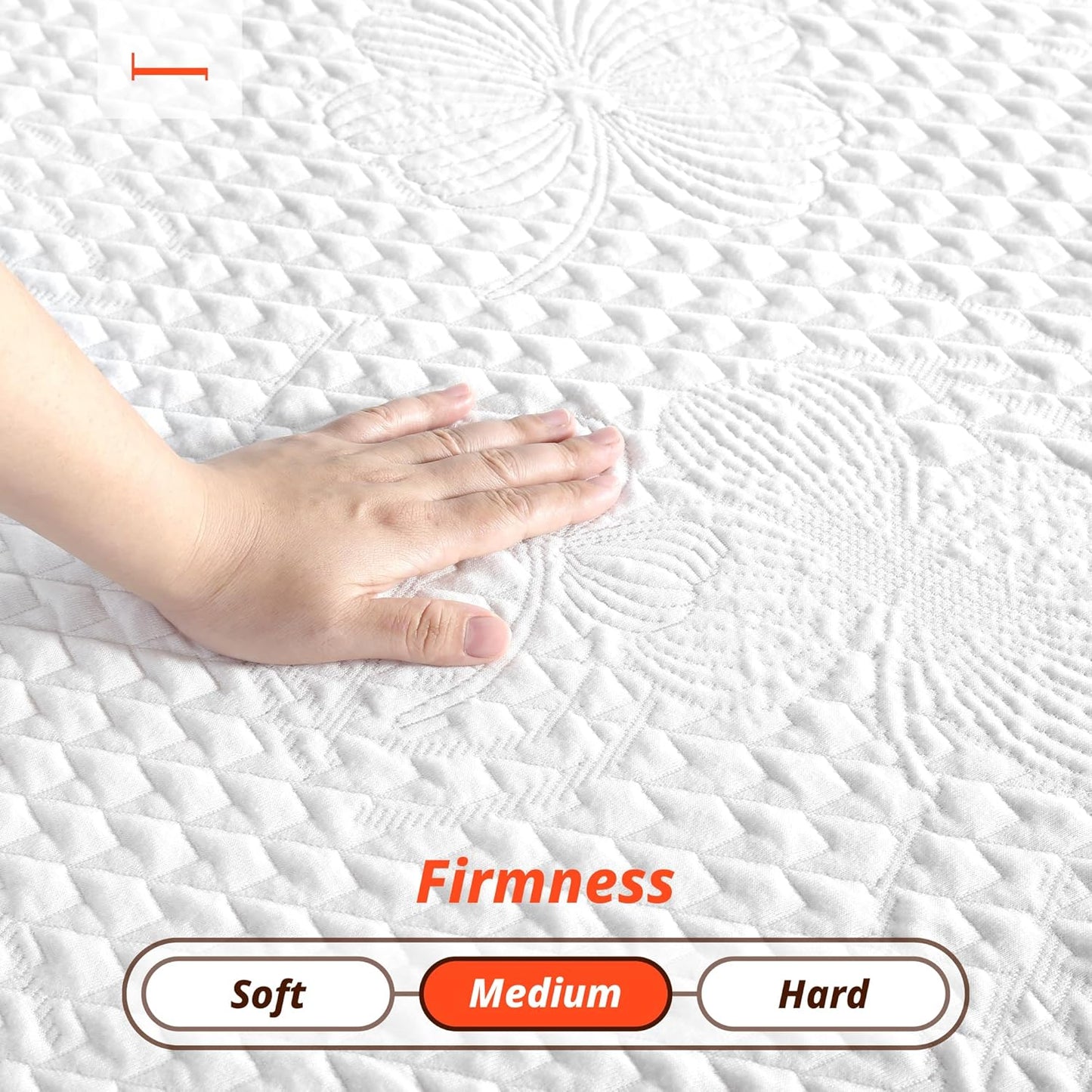 PrimaSleep Colchón individual de espuma viscoelástica de gel de 6 pulgadas, con