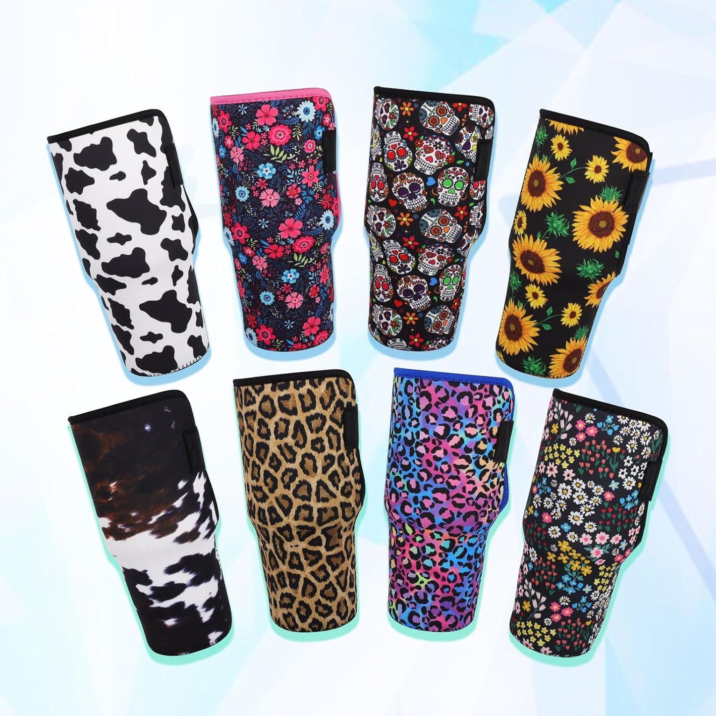 Fundas aisladas de neopreno reutilizables, idea para vaso de 40 onzas con asa