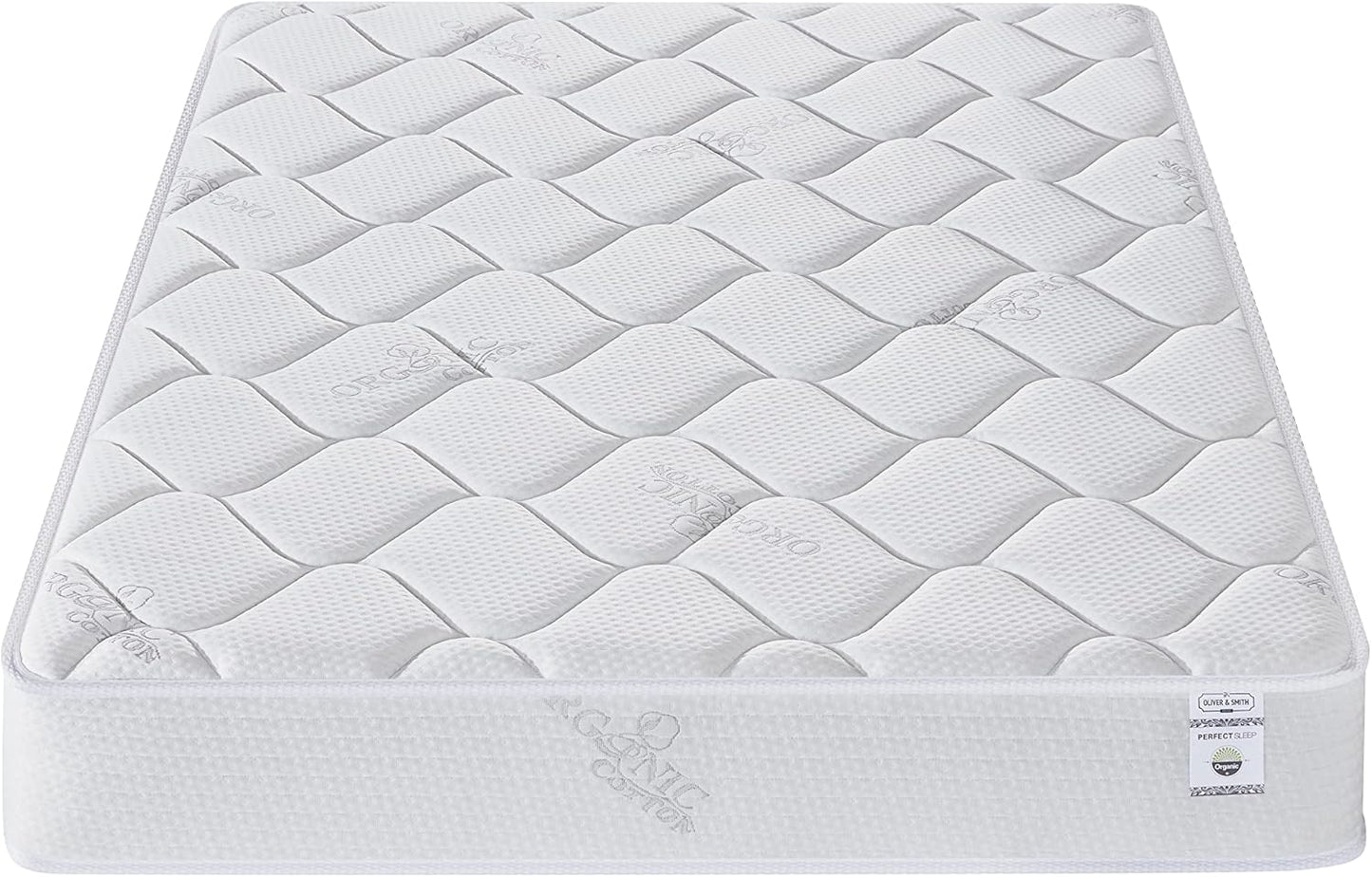 Oliver & Smith Colchón híbrido de espuma viscoelástica fresca de 10 pulgadas y