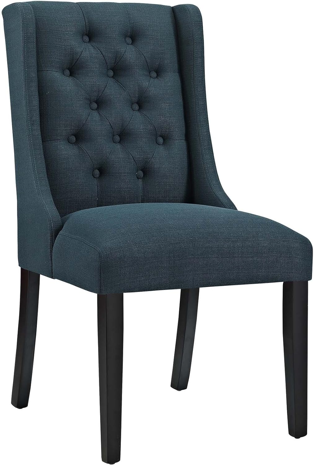 Modway Baronet Silla Parsons moderna tapizada de tela tapizada para cocina y