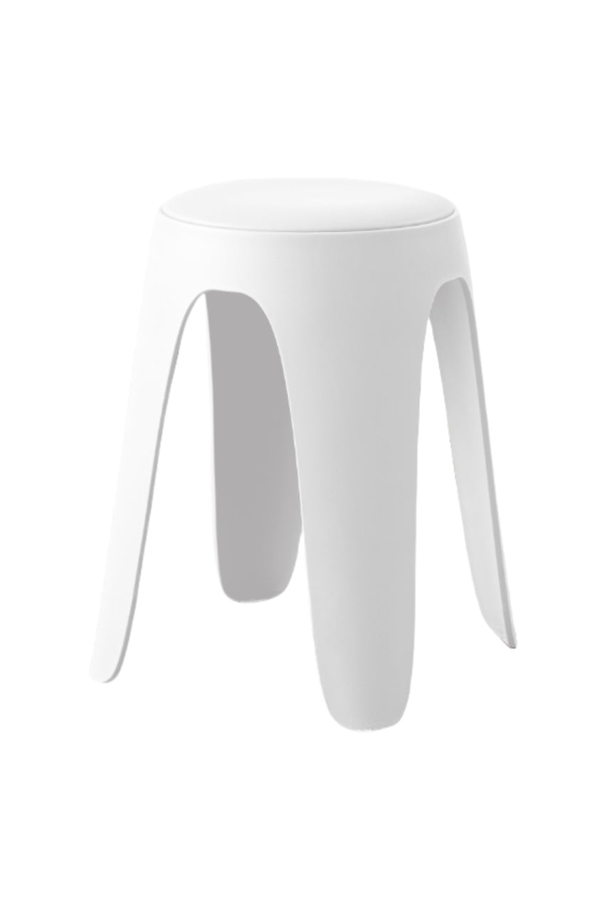 Butaco Con Cojin Else, Color Blanco, Diseño Moderno incluye cojín X2