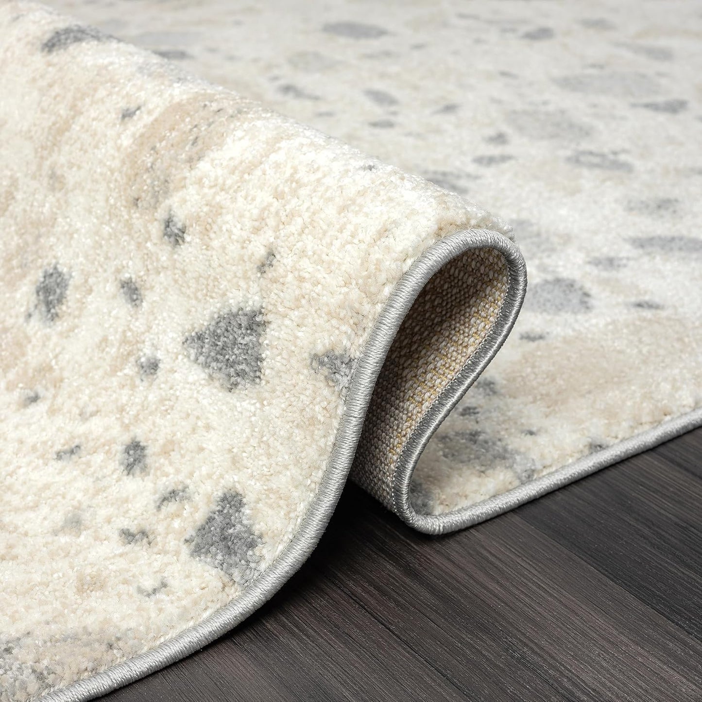 Nuevo Collection Alfombra de área, diseño moderno de terazzo de puntos