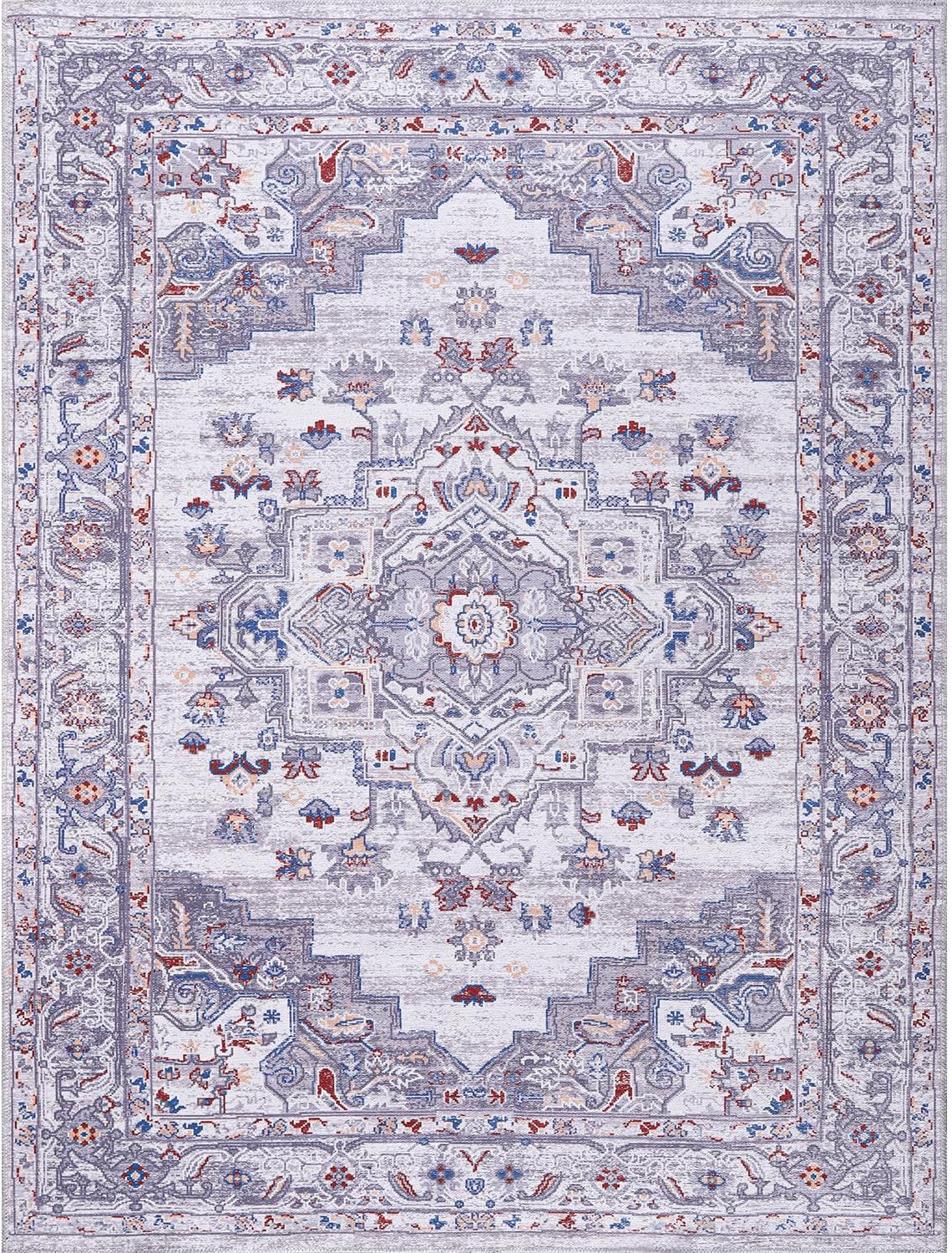 Alfombra estampada ultrafina y súper fuerte para sala de estar, dormitorio,