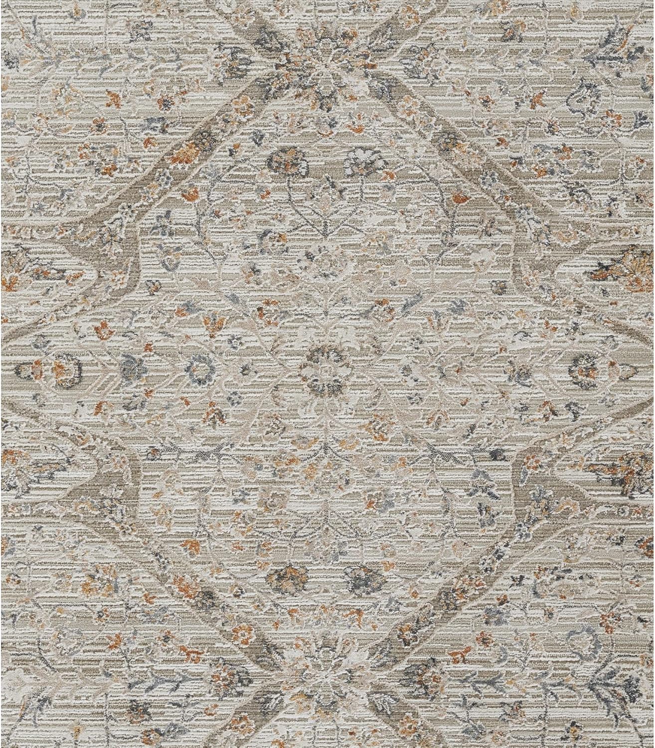 Cambridge Alfombra de mezcla de viscosa con respaldo de algodón, color crema,
