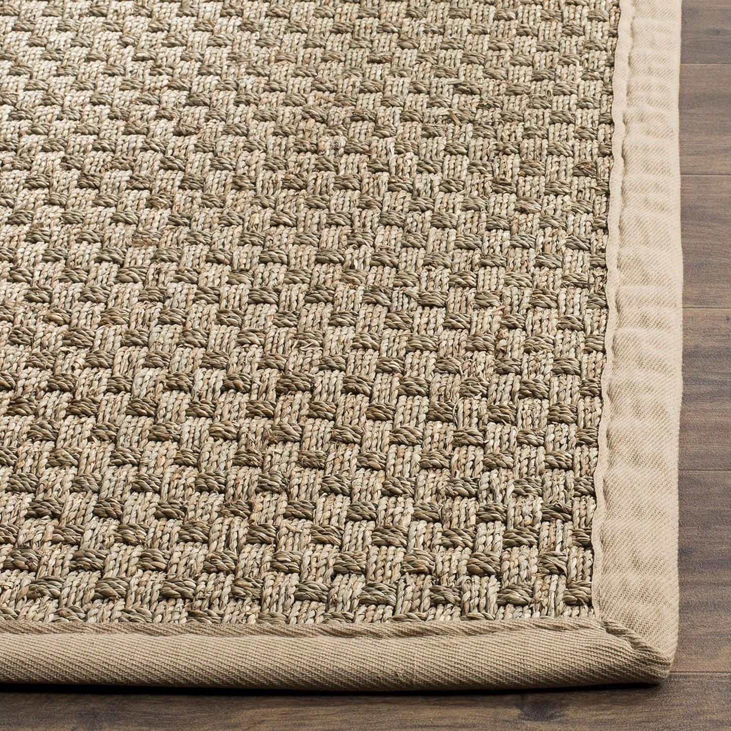 NF114A Natural Fiber Collection Alfombra de fibras naturales de patrón