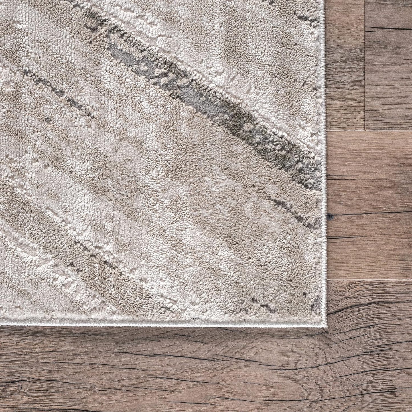 Amaya Alfombra abstracta, 8x10, beige