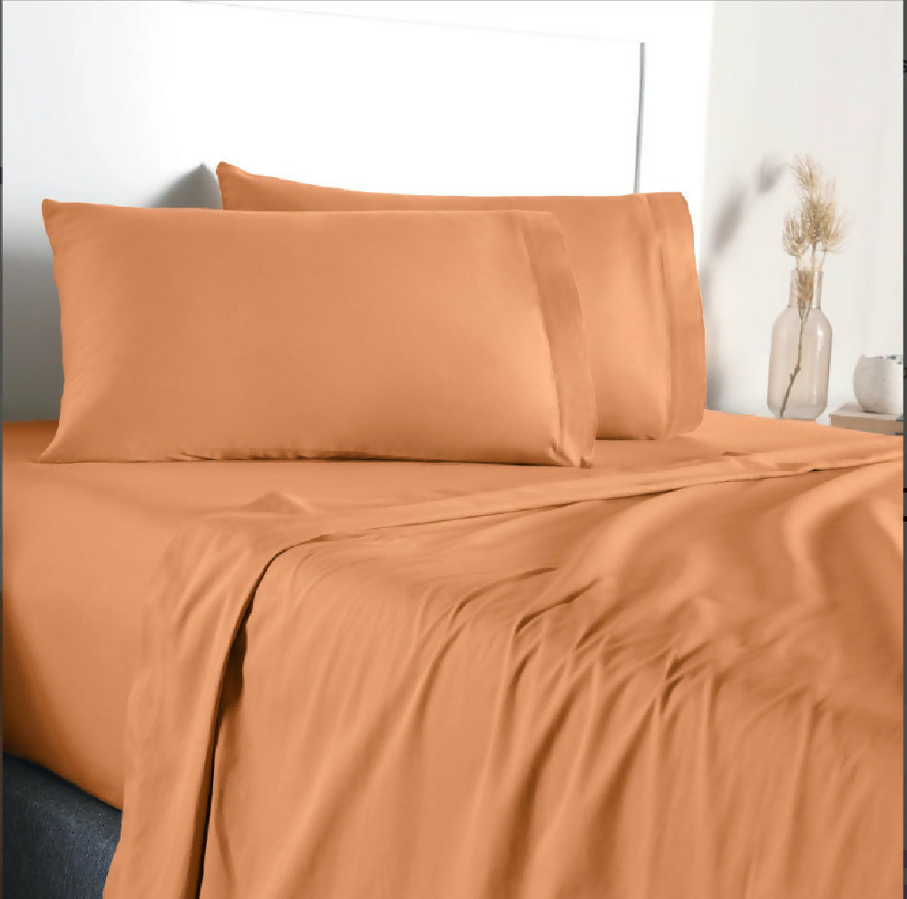 87757-1 Juego de Sábanas para Cama King 100% Algodón Cabos Toscana, altura de 38 cm - Envío Gratis