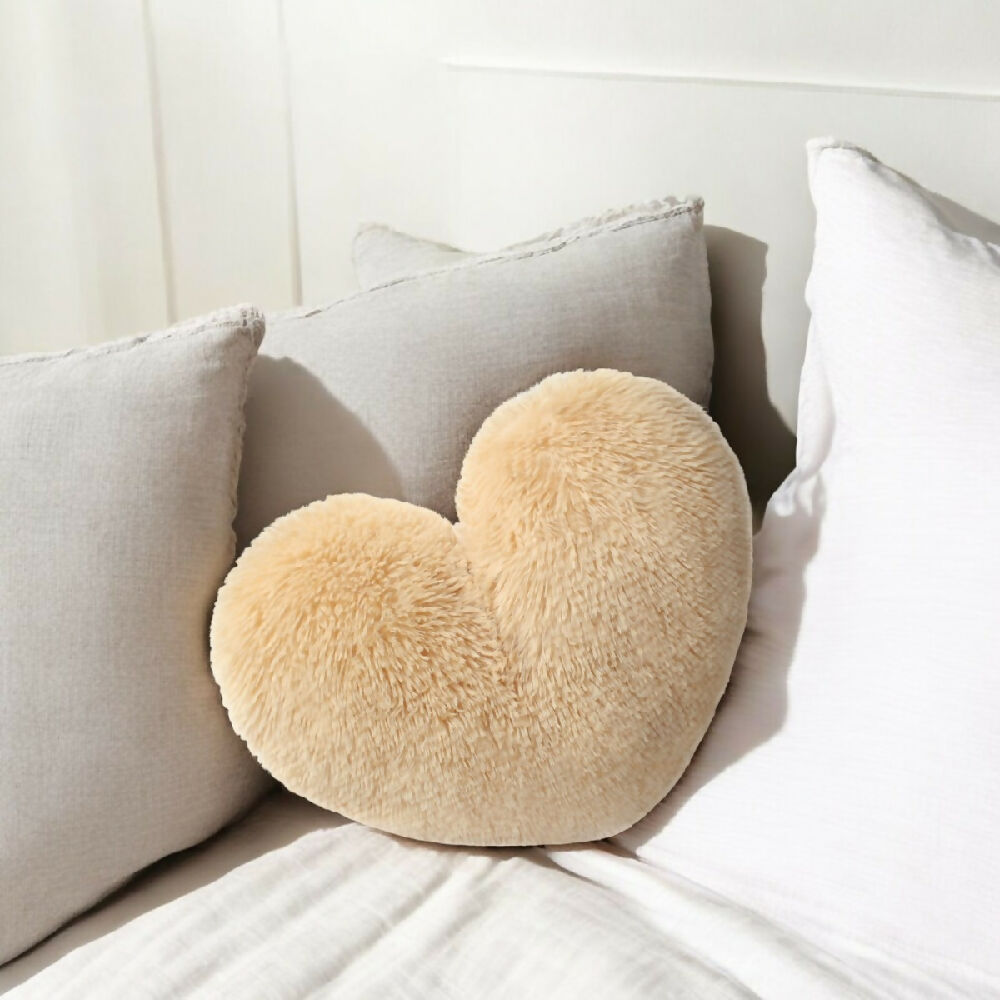 Corazón beige 01 con fondo