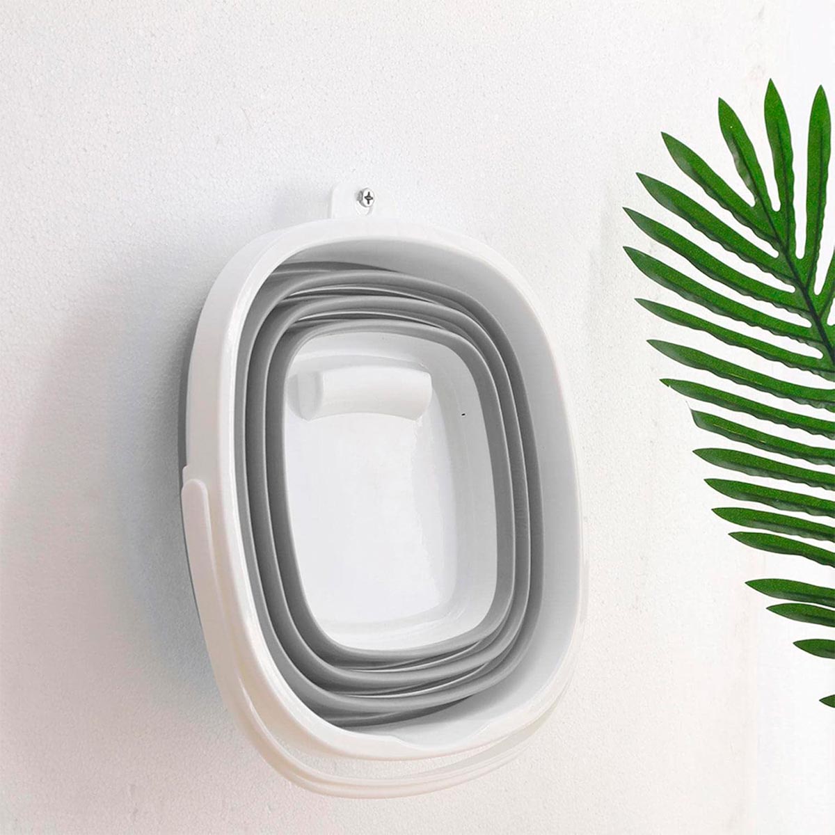Balde Plegable Silicona Multiusos Cubeta Contenedor Retráctil L221-076