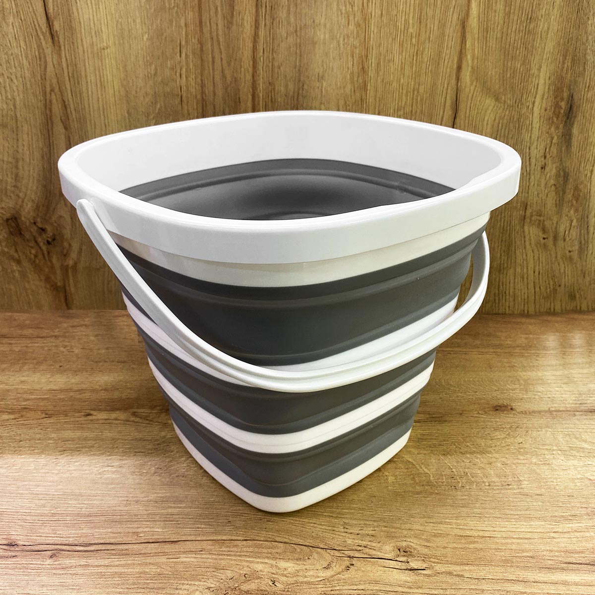 Balde Plegable Silicona Multiusos Cubeta Contenedor Retráctil L221-076