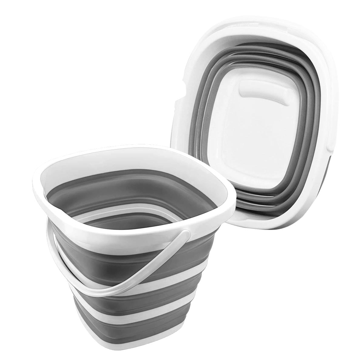 Balde Plegable Silicona Multiusos Cubeta Contenedor Retráctil L221-076