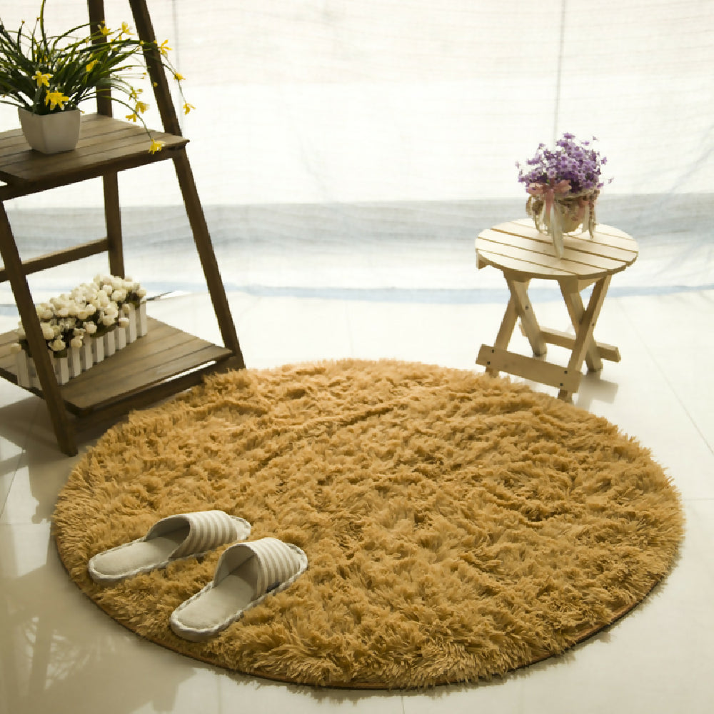 Tapete Redondo 80 Camel