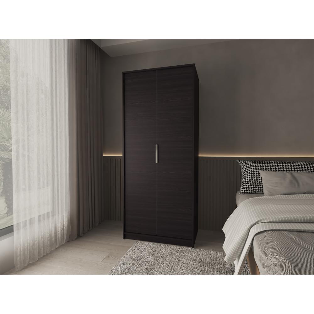 Closet Wend II, Wengue, con dos puertas abatibles y dos entrepaños ZF