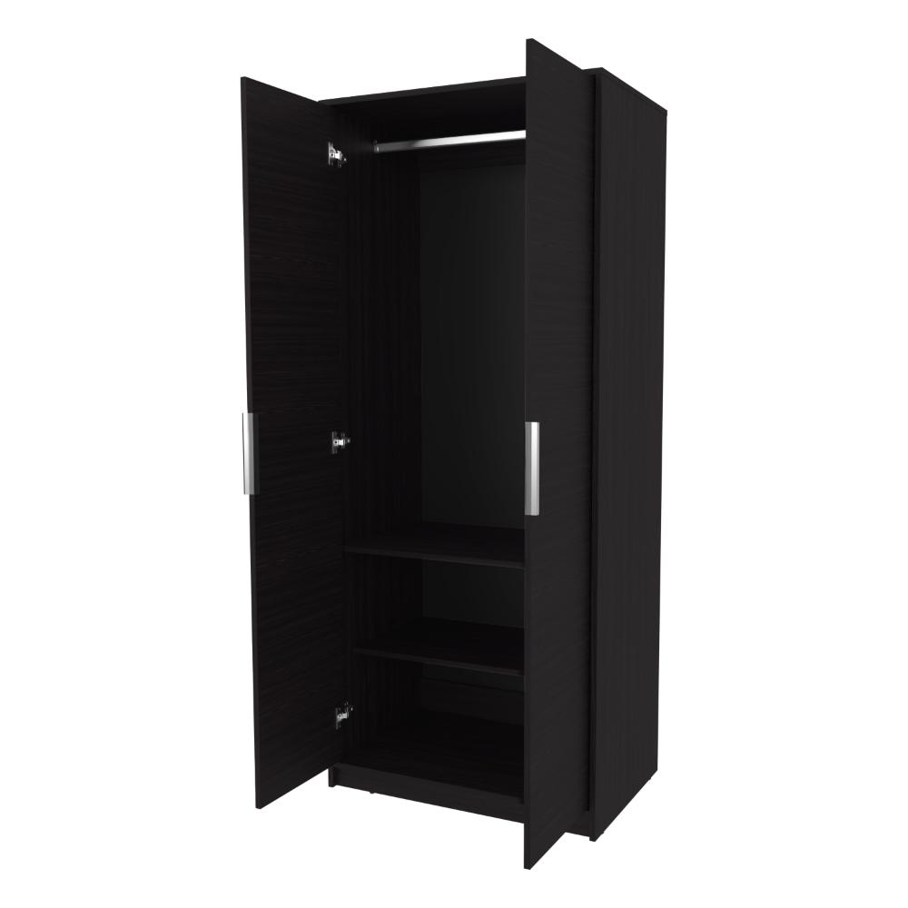 Closet Wend II, Wengue, con dos puertas abatibles y dos entrepaños ZF