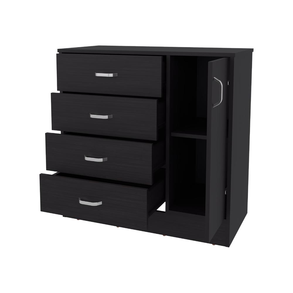 Organizador Kati, Wengue con cuatro cajones ZF