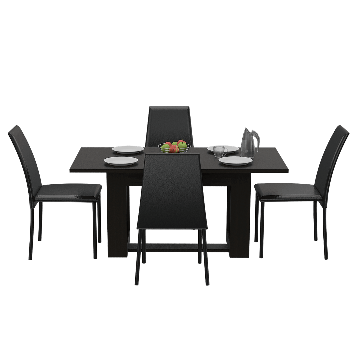 Comedor Volder color Wengue para Cocina o Sala.