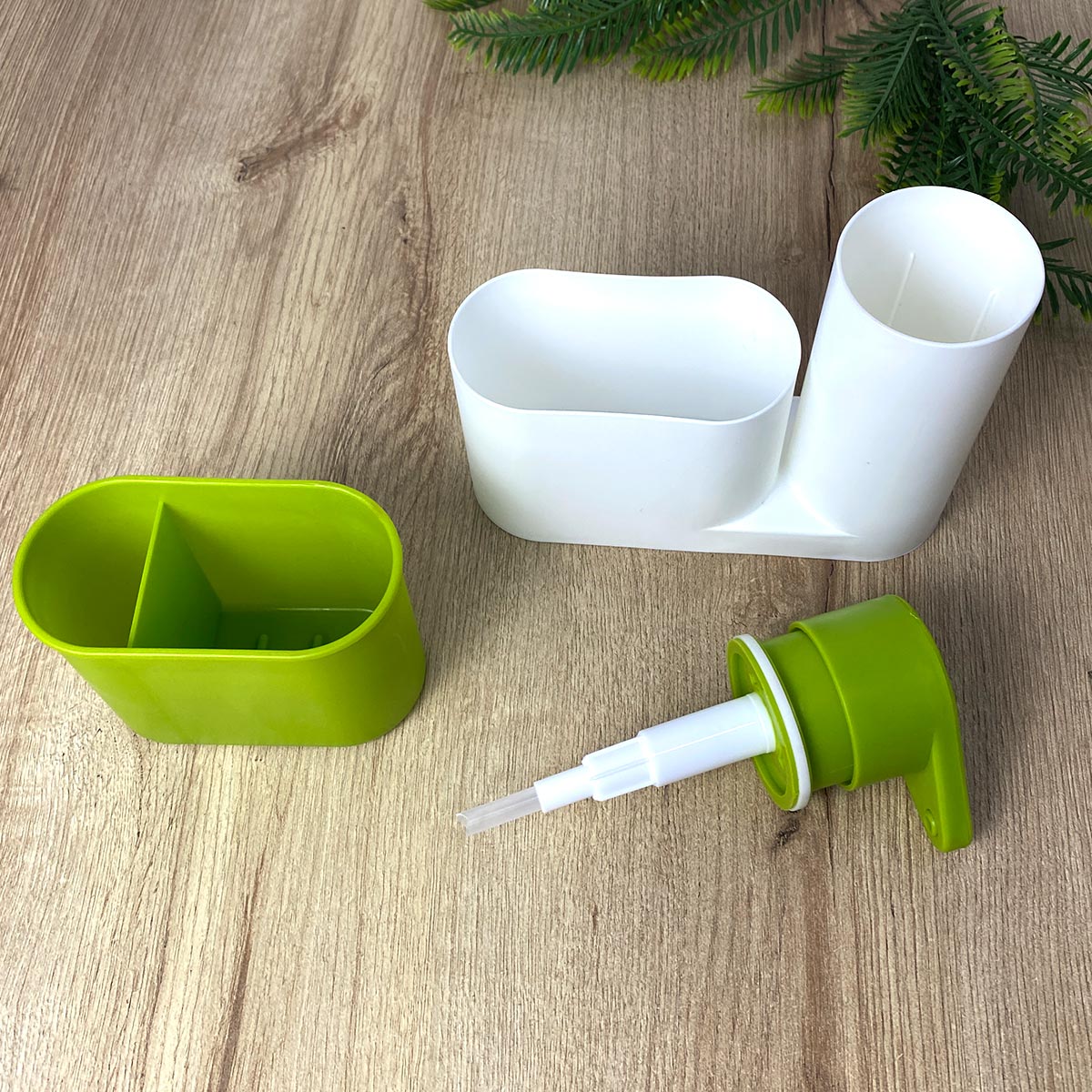 Dispensador De Jabón Soporte Esponja De Cocina Baño Multiusos MP-34