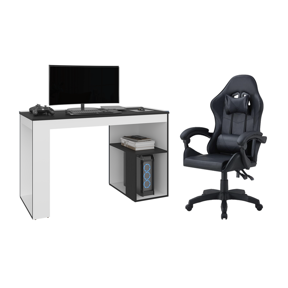 Combo Gamer Manek, incluye Escritorio y Silla Gamer