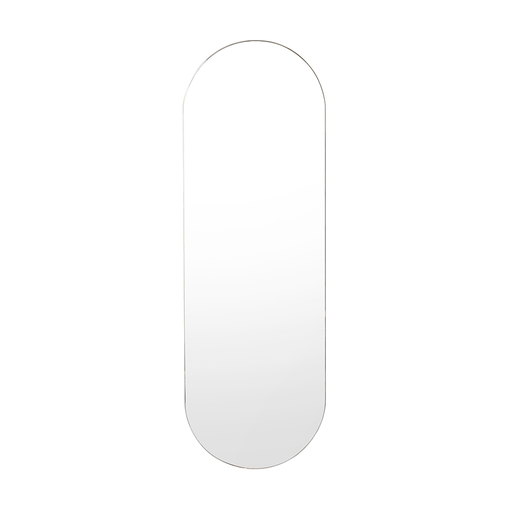 Espejo Curvo Lucera, Gris, Diseño Moderno