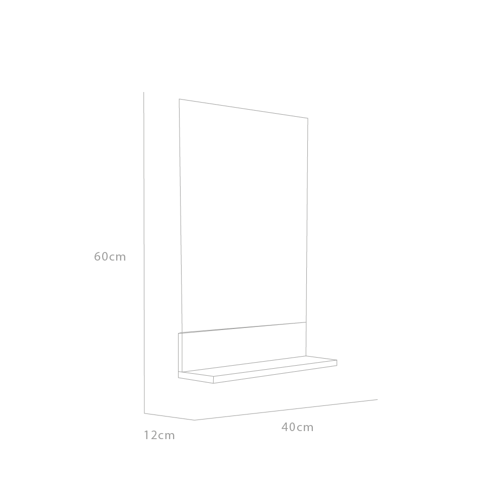 Espejo rectangular Lilo