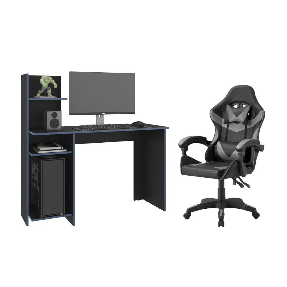 Combo Gamer Mirot, incluye Escritorio y Silla Gamer